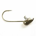 Explosion 0.87 oz Warlock Jig Head Hook, Green Pumpkin, 3PK EX2981356